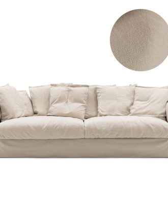 Decotique Le Grand Air Klädsel 3-sits - Möbelklädsel Bomull Beige