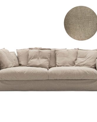 Decotique Le Grand Air Klädsel 3-sits - Möbelklädsel Linne Savage Linen