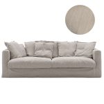 Decotique Le Grand Air Klädsel 3-sits - Möbelklädsel Linne Future Grey