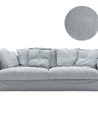 Decotique Le Grand Air Klädsel 3-sits - Möbelklädsel Linne Nordic Sky