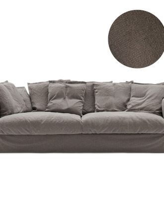 Decotique Le Grand Air Klädsel 3-sits - Möbelklädsel Linne Smokey Granite