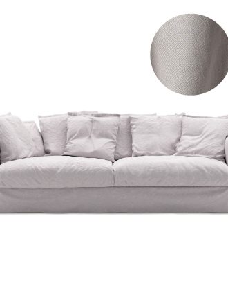 Decotique Le Grand Air Klädsel 3-sits - Möbelklädsel Linne Misty Grey