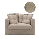 Decotique Le Grand Air Loveseat Klädsel - Möbelklädsel Linne Savage Linen