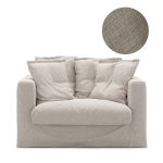 Decotique Le Grand Air Loveseat Klädsel - Möbelklädsel Linne Natural Blonde