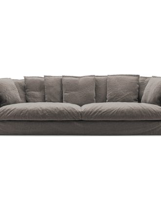 Decotique Le Grand Air Soffa 4-sits - 4-sitssoffor + Linne Smokey Granite