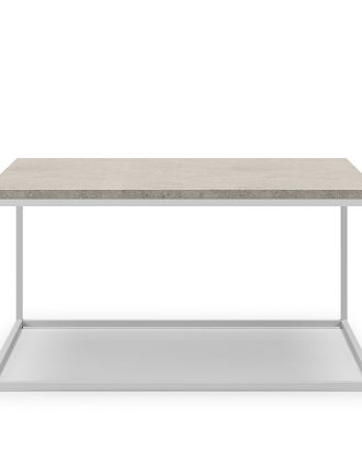 Decotique Marvelous Air Soffbord 80x80 Cm Jurasten / - Soffbord Pulverlackerad Metall Vit