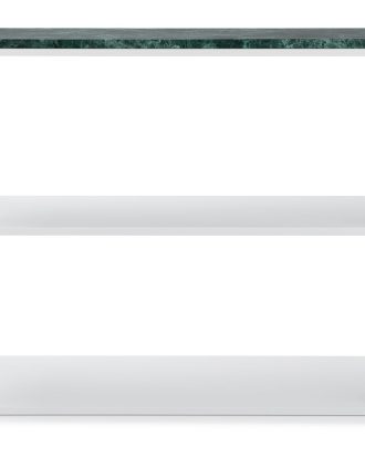 Decotique Marvelous Sideboard 90x75 Cm Vit/grön Marmor - Skänkar & Sideboards Stål Svart