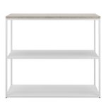 Decotique Marvelous Sideboard 90x75 Cm Jurasten / - Sidobord & Avlastningsbord Pulverlackerad Metall Vit