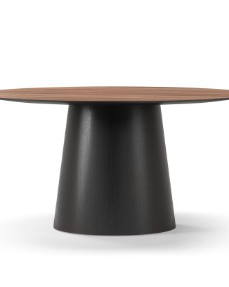 Decotique Social Matbord / Svart Ek 150 Cm - Matbord & Barbord Mdf Valnöt