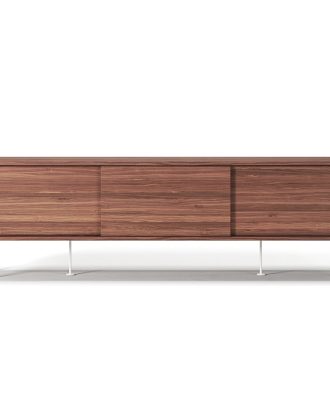 Decotique Vogue Mediabänk Med Ben 180 Cm / Vit - TV-bänkar & Mediabänkar sfanér Valnöt