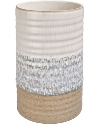 Denby Kiln Large Vas H18 Cm - Vaser Stengods Beige