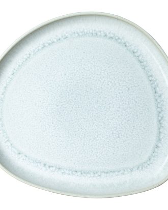 Denby Kiln Organic Serveringstallrik 27x30 Cm - Uppläggningsfat Stengods Grön