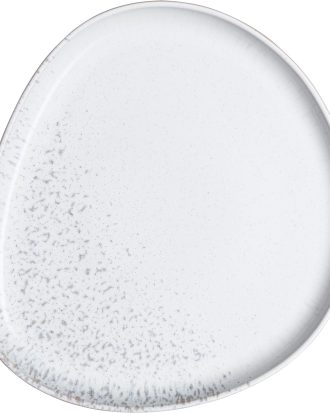 Denby Kiln Organic Serveringstallrik 27x30 Cm - Uppläggningsfat Stengods Beige