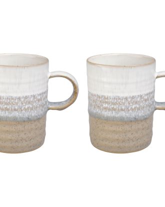 Denby Kiln Mugg 41 Cl 2-pack - Kaffekoppar Stengods Beige