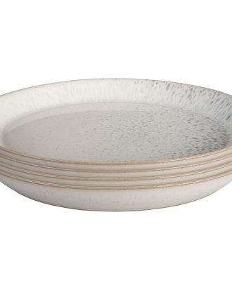 Denby Kiln Medium Tallrik Ø21 Cm 4-pack - Mattallrikar Stengods Beige