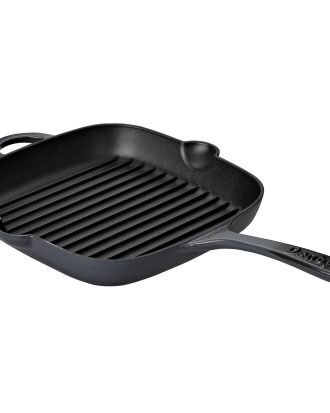 Denby Halocomm Grillpanna 25 Cm - Grillpannor Gjutjärn Grå