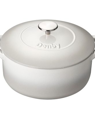 Denby Natural Canvas sgryta Ø26 Cm - Grytor Gjutjärn Vit