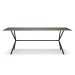 Department Loft Matbord Antracit 90x200 Cm - Matbord & Barbord Mdf Svart