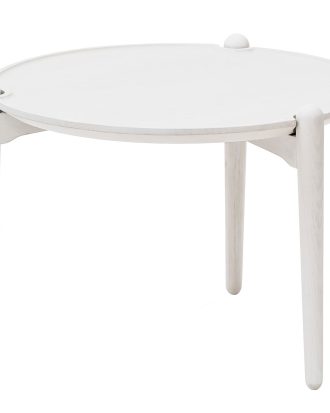 Design House Stockholm Aria Soffbord Ø50 Lågt - Soffbord Ek Vit