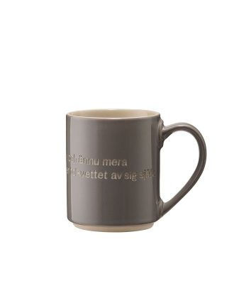 Design House Stockholm Astrid Lindgren Mugg Ge Barnen Kärlek - Kaffekoppar Stengods Grå