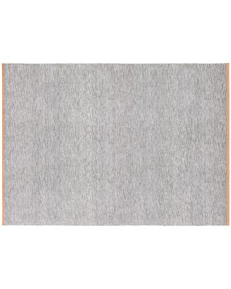Design House Stockholm Björk Matta 170x240 Cm Ljusgrå - Ullmattor Läder Svart