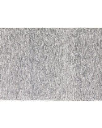 Design House Stockholm Björk Matta 70x130 Cm Ljusgrå - Ullmattor Läder Svart