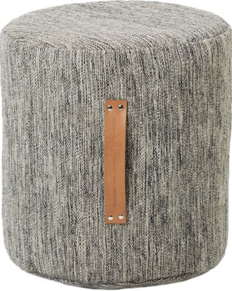 Design House Stockholm Björk Pall Hög - Pallar Läder Ljusgrå