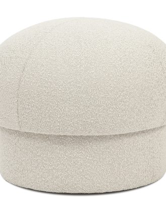 Design House Stockholm Uno Sittpuff Ø65 Cm - Sittsäckar & Sittpuffar Polyester Cream