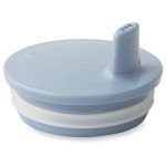 Design Letters Drink Lock Till Ecozen® Mugg - Förvaringsburkar & lock Silikon Ljusblå