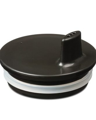 Design Letters Drink Lock Till Ecozen® Mugg - Förvaringsburkar & lock Silikon Svart