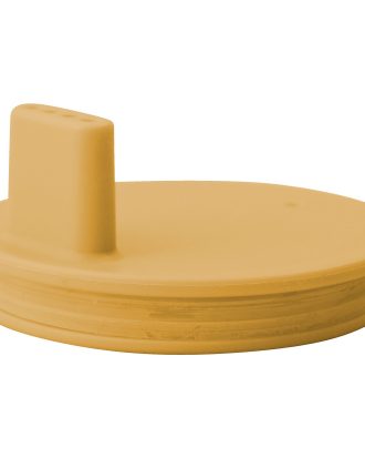 Design Letters Lock Till Kids Dricksglas - Barnmuggar Silikon Senapsgul