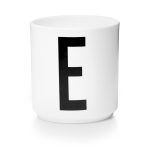 Design Letters Personlig Porslinsmugg E - Tekoppar Benporslin Vit