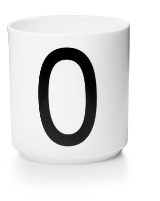 Design Letters Personlig Porslinsmugg O - Tekoppar Benporslin Vit