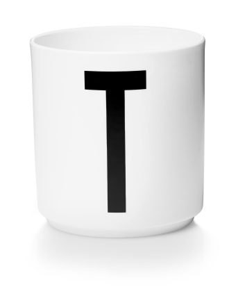Design Letters Personlig Porslinsmugg T - Tekoppar Benporslin Vit