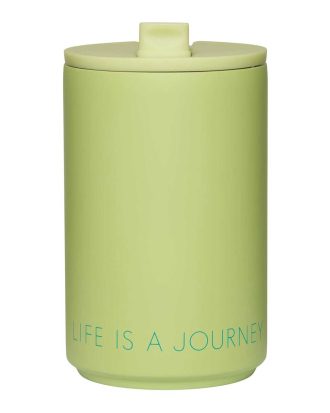 Design Letters Termosmugg 35 Cl - Termosmuggar Rostfritt Stål Grön