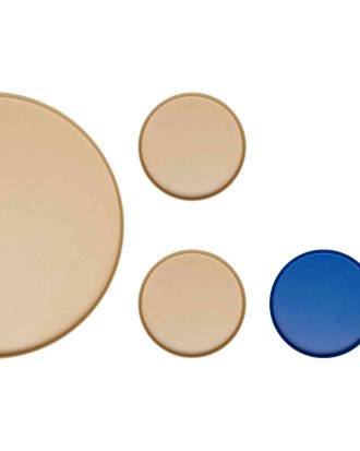 Design Letters Treasure Brickor 4 Delar /koboltblå - Brickor Pulverlackat Stål Beige