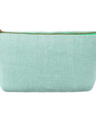 Designers Guild Brera Lino Necessär Small 21x6,5x10 Cm - Necessärer & Sminkväskor Polyester Eau de Nil