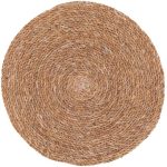 Dixie Emil Bordsunderlägg Ø38 Cm - Bordstabletter & Glasunderlägg Jute Natur