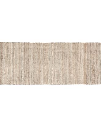 Dixie Filip Matta 80x250 Cm White Melange - Jutemattor Jute Vit Melange