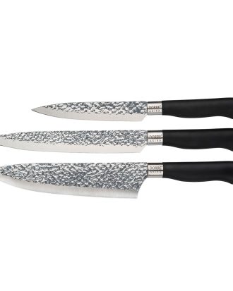 Dorre Akira Knivset 3 Delar - Knivset Svart