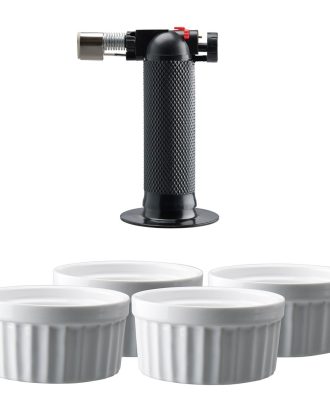 Dorre Fire Bruléebrännare Set Vit/svart - Bakformar Mix