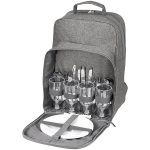 Dorre Peri Picknickväska Till Fyra Personer - Picknickkorgar Aluminium Grå