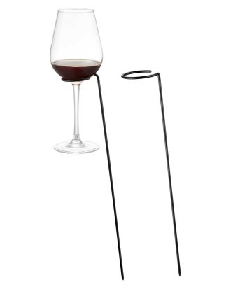 Dorre Perla Hållare Till Vinglas 4-pack - Picknickkorgar Järn Svart