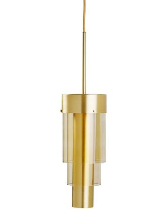Ebb & Flow A-spire Pendel / Golden Smoke - Fönsterlampor Mässing