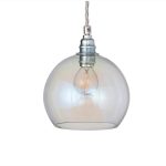 Ebb & Flow Rowan Pendellampa Ø15.5cm Chameleon/ - Fönsterlampor Metall Silver