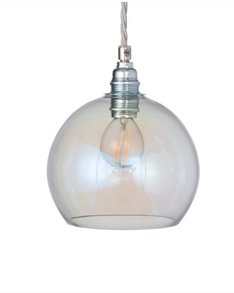 Ebb & Flow Rowan Pendellampa Ø15.5cm Chameleon/ - Fönsterlampor Metall Silver