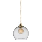 Ebb & Flow Rowan Pendel Ø22 Cm /mässing - Taklampor Metall Klar