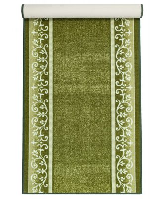 Capri grön - gångmatta på metervara