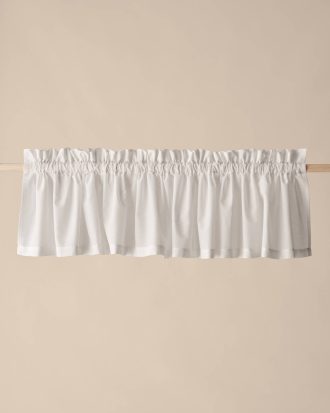 &Home - Kappa bomullsvoile - Vit - 250