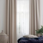 Ellos - Veckbandslängd Fredrika, mörkläggningsgardin 1-styck - Beige - 220